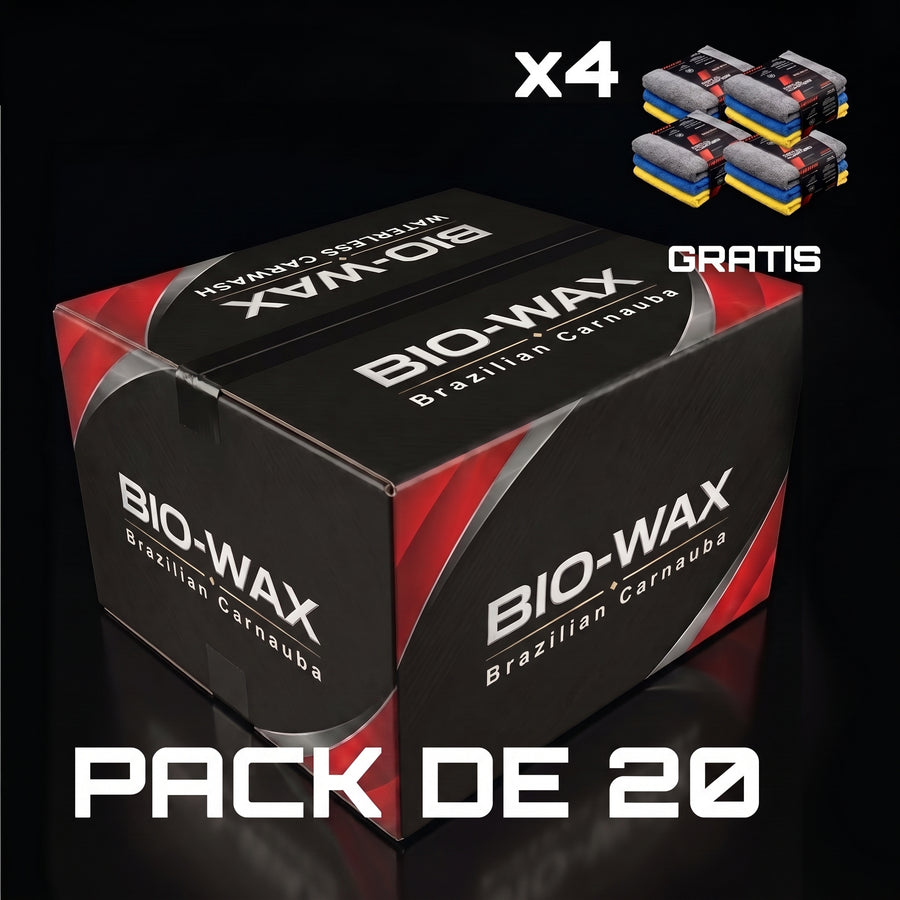Paquete Elite — 20 BIO-WAX + 4 Microfibras